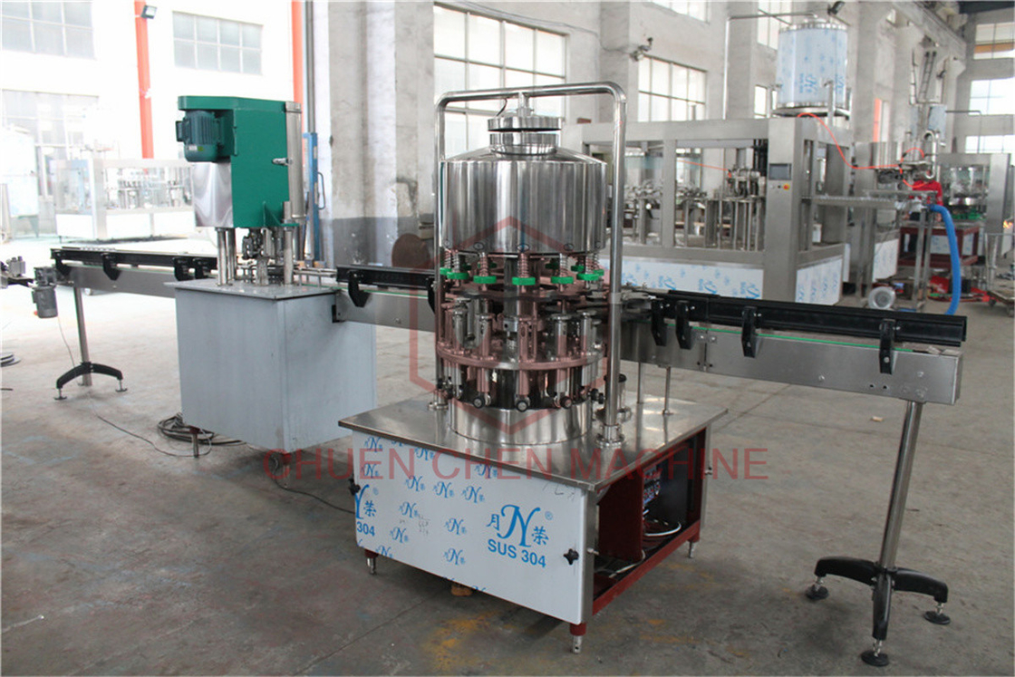 Semi - Automatic 1L Drinking Liquid Water Bottle Filling Machine / Bottling Packing Line
