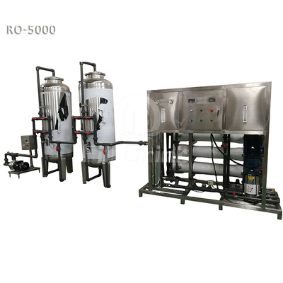 Wasser-Filter-System-Ultrafiltrations-Trinkwasser-System Dow des Edelstahl-5000LPH uF RO-Membran