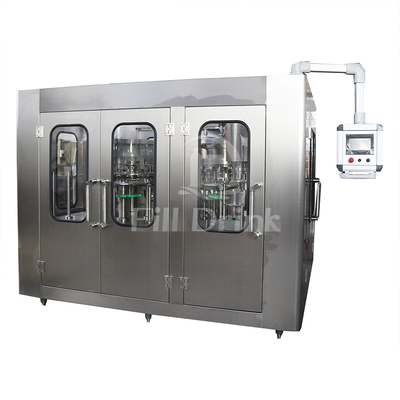 Kohlensäurehaltige Flaschenabfüllmaschine 4000BPH SUS304 HAUSTIER mit Luft-Förderer