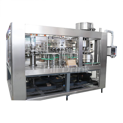 HAUSTIER Flaschen-gekohlte Getränk-Füllmaschine 3 in 1 flüssiger Füllmaschine Monoblock